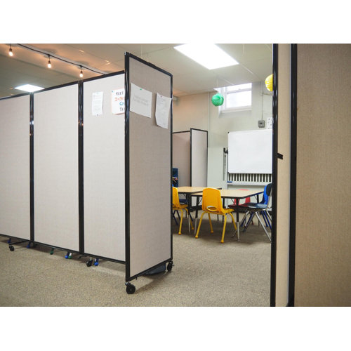 Versare The Room Divider 360 Fabric Folding Portable Partition by
